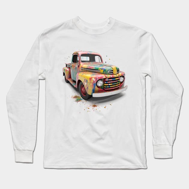 1947 Ford F100 Long Sleeve T-Shirt by Urban Archeology Shop Gallery